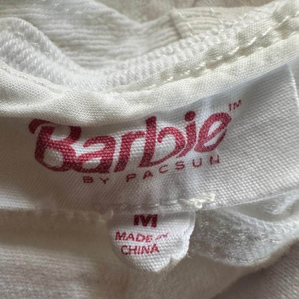 Barbie™ by PacSun White Denim Skirt & Bustier Top Set - Picture 12 of 12